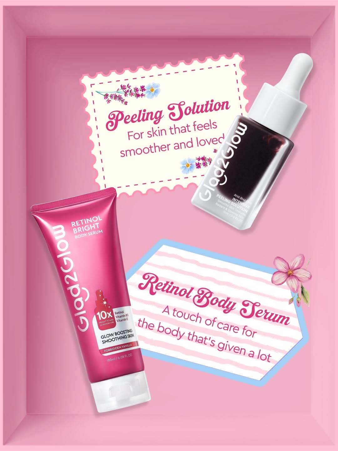 Retinol Body Serum and Peeling Solution